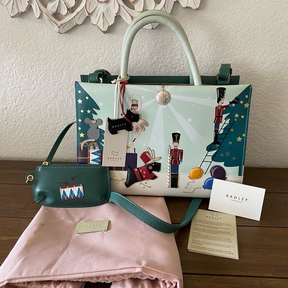 RADLEY LONDON NUTCRACKER CHRISTMAS HANDBAG💚